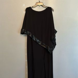 Beautiful black sparkle accent dress!